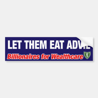 LAAT ZE ADVIL SLIKKEN BUMPERSTICKER