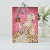 Laat ze eten ~ Invitaties / RSVP (Staand voorkant)