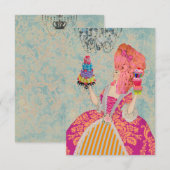 Laat ze eten ~ Invitaties / RSVP  (Voorkant / Achterkant)