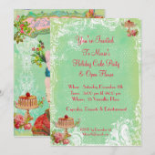 Laat ze eten met de feestdag kaart (Voorkant / Achterkant)