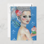 Laat ze taart eten briefkaart (Voorkant / Achterkant)