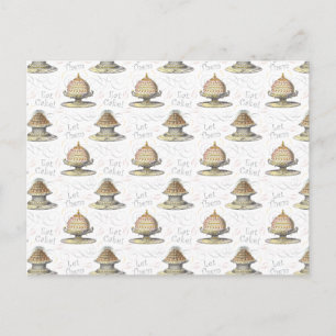 Laat ze taart eten  Frans Marie Antoinette Briefkaart