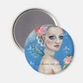 Laat ze taart eten magneet (Voorkant / Achterkant)