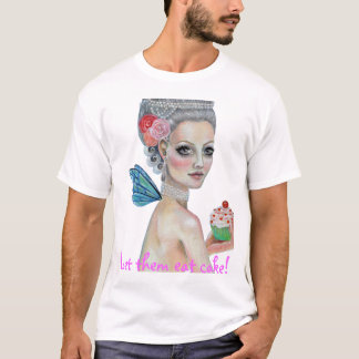 Laat ze taart eten t-shirt