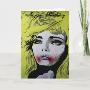 'Laat ze taart eten' Verjaardag Kaart