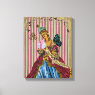 Laat ze Taart GROOTTE & STIJL OPTIES - Canvas Afdruk