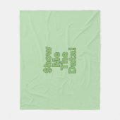 $LaatMeDeDataZien! Fleece Deken (Voorkant)
