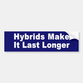 Laatst langere Bumpersticker
