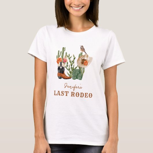 Laatst op Rodeo T-shirt (Voorkant)