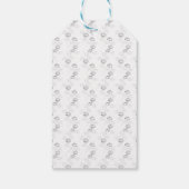 Laatste aangepaste tekst logo cadeau Labels Cadeaulabel (Achterkant)