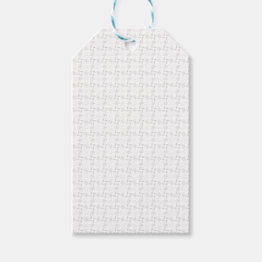 Laatste aangepaste tekst logo cadeau Labels Cadeaulabel (Voorkant)
