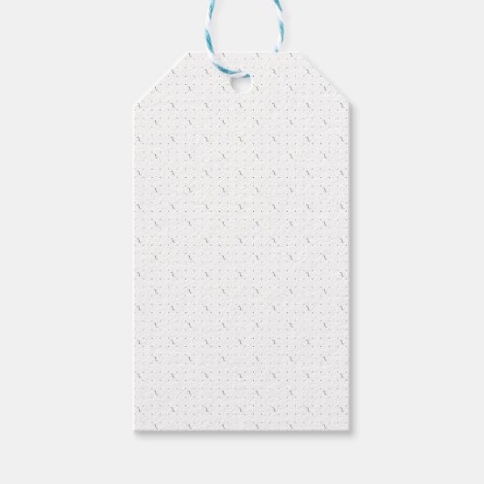 Laatste aangepaste tekst logo cadeau Labels Cadeaulabel (Voorkant)