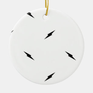 Laatste aangepaste tekst logo keramische Ornament