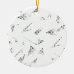 Laatste aangepaste tekst logo keramische Ornament