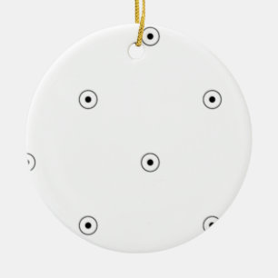 Laatste aangepaste tekst logo keramische Ornament