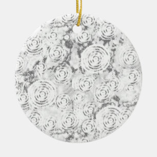 Laatste aangepaste tekst logo keramische Ornament