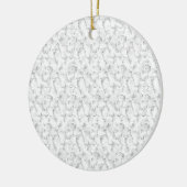 Laatste aangepaste tekst logo keramische Ornament (Links)