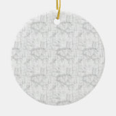 Laatste aangepaste tekst logo keramische Ornament (Voorkant)