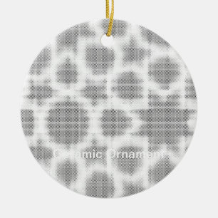 Laatste aangepaste tekst logo keramische Ornament