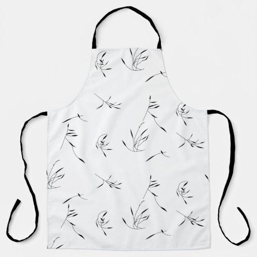 Laatste aangepaste tekst logo Schort (Voorkant)