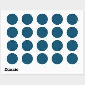 Laatste aangepaste tekst logo Stickers (Vel)
