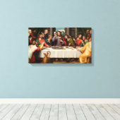 Laatste Avondmaal Canvas (Insitu (Houten vloer))