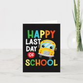 Laatste buschauffeur van de schooldag Leraar Stude Kaart (Voorkant)