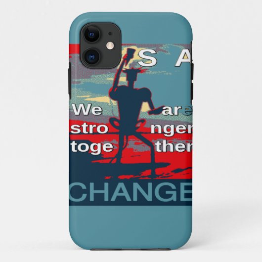 Laatste campagneslogan van Hillary Clinton voor 20 Case-Mate iPhone Case (Achterkant)