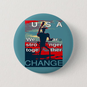 Laatste campagneslogan van Hillary Clinton voor 20 Ronde Button 5,7 Cm