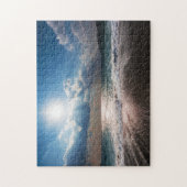 Laatste dag bij het strand legpuzzel (Verticaal)