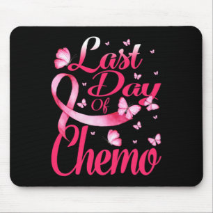 Laatste dag chemogift voor roze borstkanker overle muismat