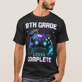 Laatste dag van 8e klas niveau compleet Afstuderen T-shirt