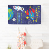 Laatste dag van buitenruimtevaart spandoek (Insitu)