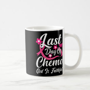 Laatste dag van Chemo God is trouw Koffiemok