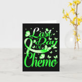 Laatste dag van chemo herseninvaliditeit bewustzij kaart (Gele Bloem)