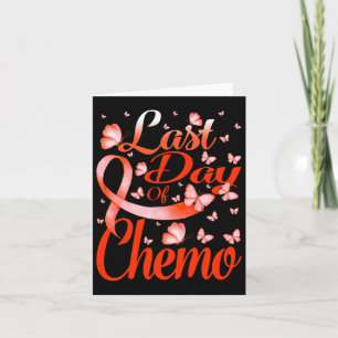 Laatste dag van Chemo RSD CRPS Awareness Butterfly Kaart