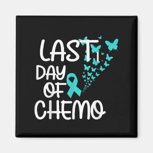 Laatste dag van chemo Schattige grafisch T-shirt e Magneet