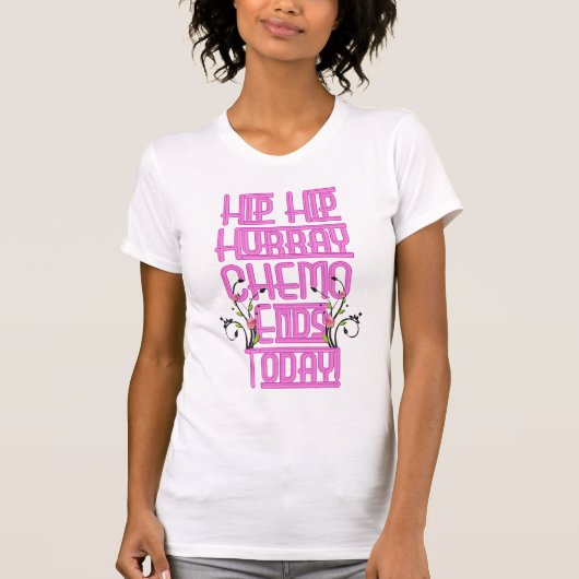 Laatste dag van chemotherapie t-shirt (Voorkant)