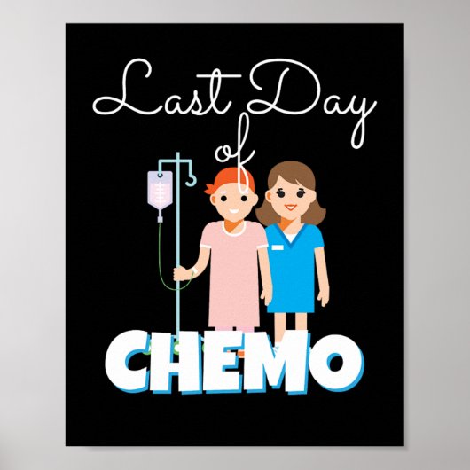 Laatste dag van de chemoziekte poster (Voorkant)
