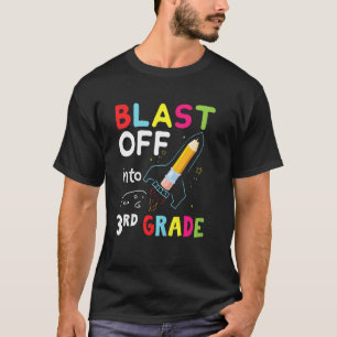 Laatste dag van de eerste schooldag in de derde kl t-shirt