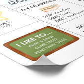 Laatste dag van de school kleuterschool teken poster (Hoek)