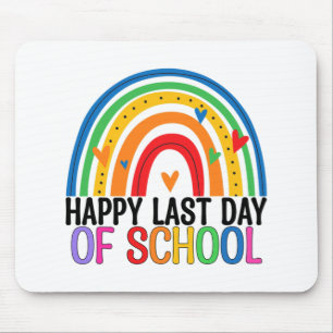 Laatste dag van de school Rainbow Leraar Student E Muismat