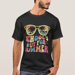 Laatste dag van de school Retro leraar school # 39 T-shirt