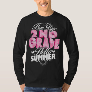 Laatste dag van de schooldag, dag van de tweede kl t-shirt