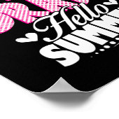 Laatste dag van de schooldag, dag van de zesde kla poster (Hoek)