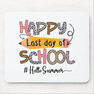 Laatste dag van de schoolleraar Kinder Afstuderen  Muismat