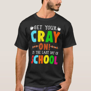 Laatste dag van de schoolonderwijzer Kinder Kinder T-shirt
