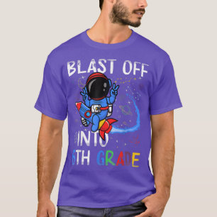Laatste dag van de schoolruimte in 6e graad t-shirt
