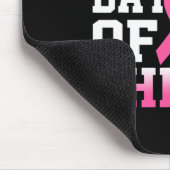 Laatste dag van het chemoroze borstkankerbewustzij muismat (Hoek)