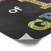 Laatste dag van het teken van eerste rang poster (Hoek)